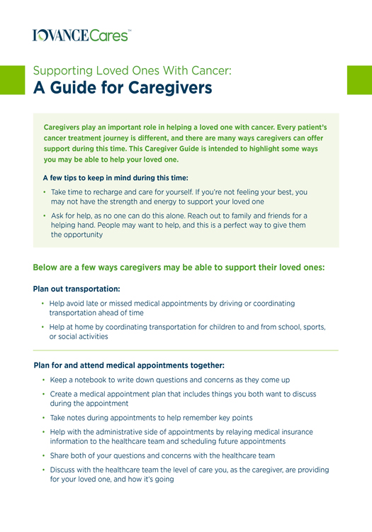 Cover of the AMTAGVI Caregiver guide